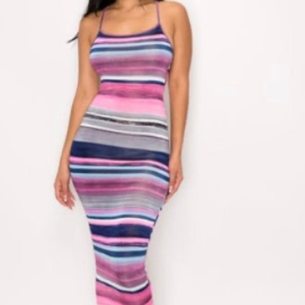 Spaghetti strap maxi dress